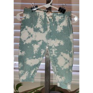 Grayson Mini White Blue Teal Tie Dye Sweatpants Leggings Toddler Baby 18M